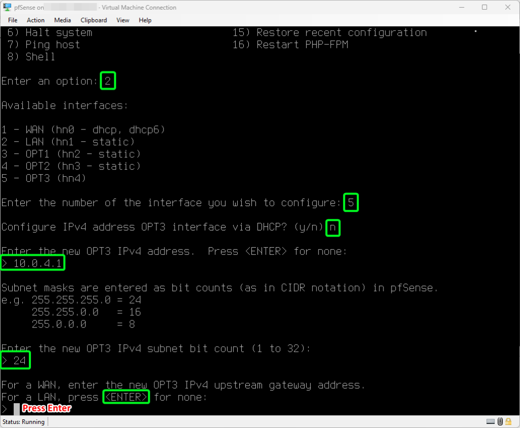 Vulnerable Machines Interface