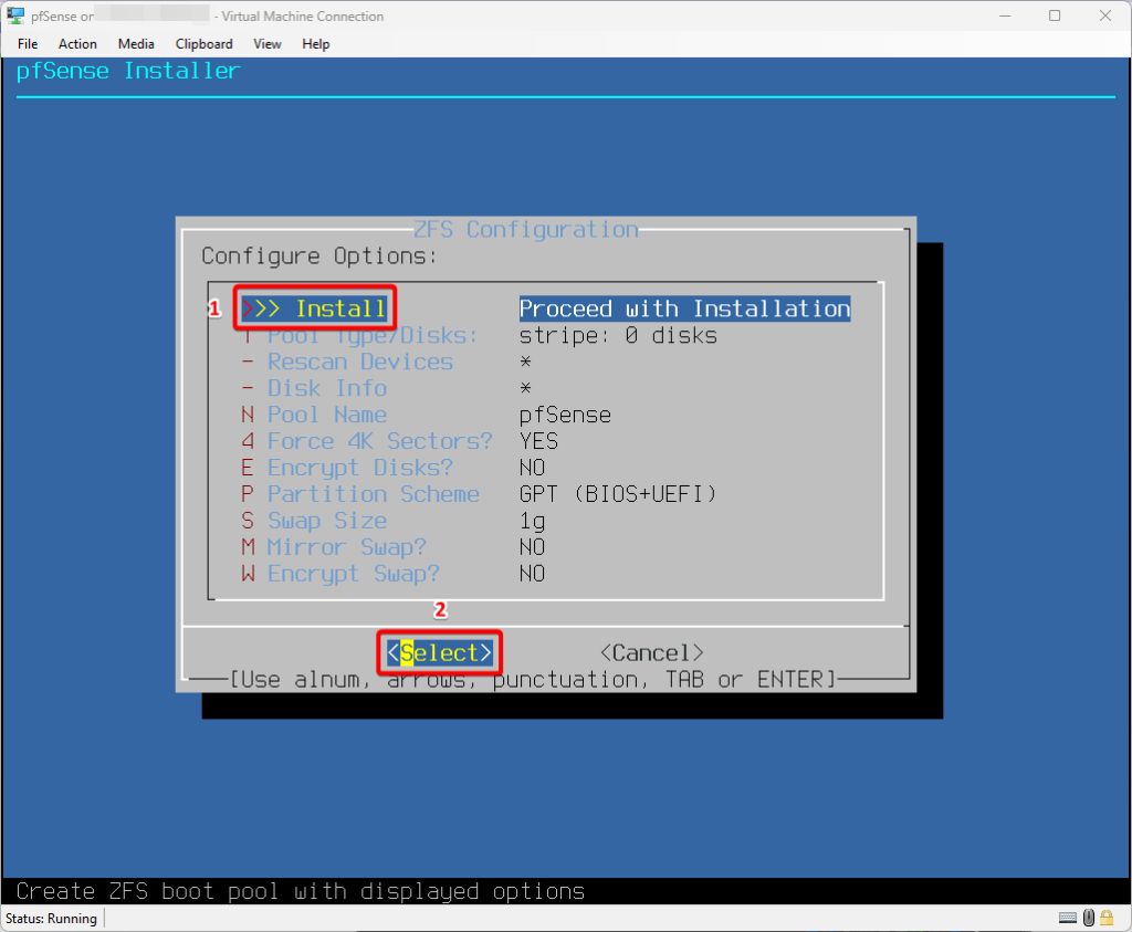 ZFS Configuration option