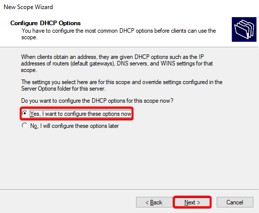 DHCP Options