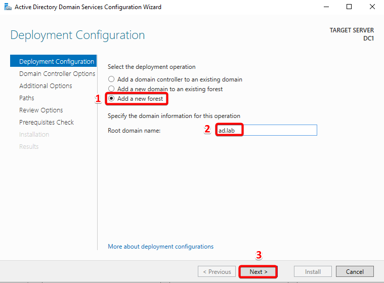 Deployment Configuration