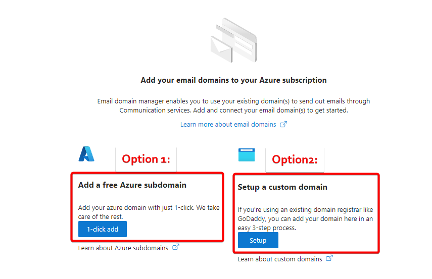 adding domain in ECS Resource